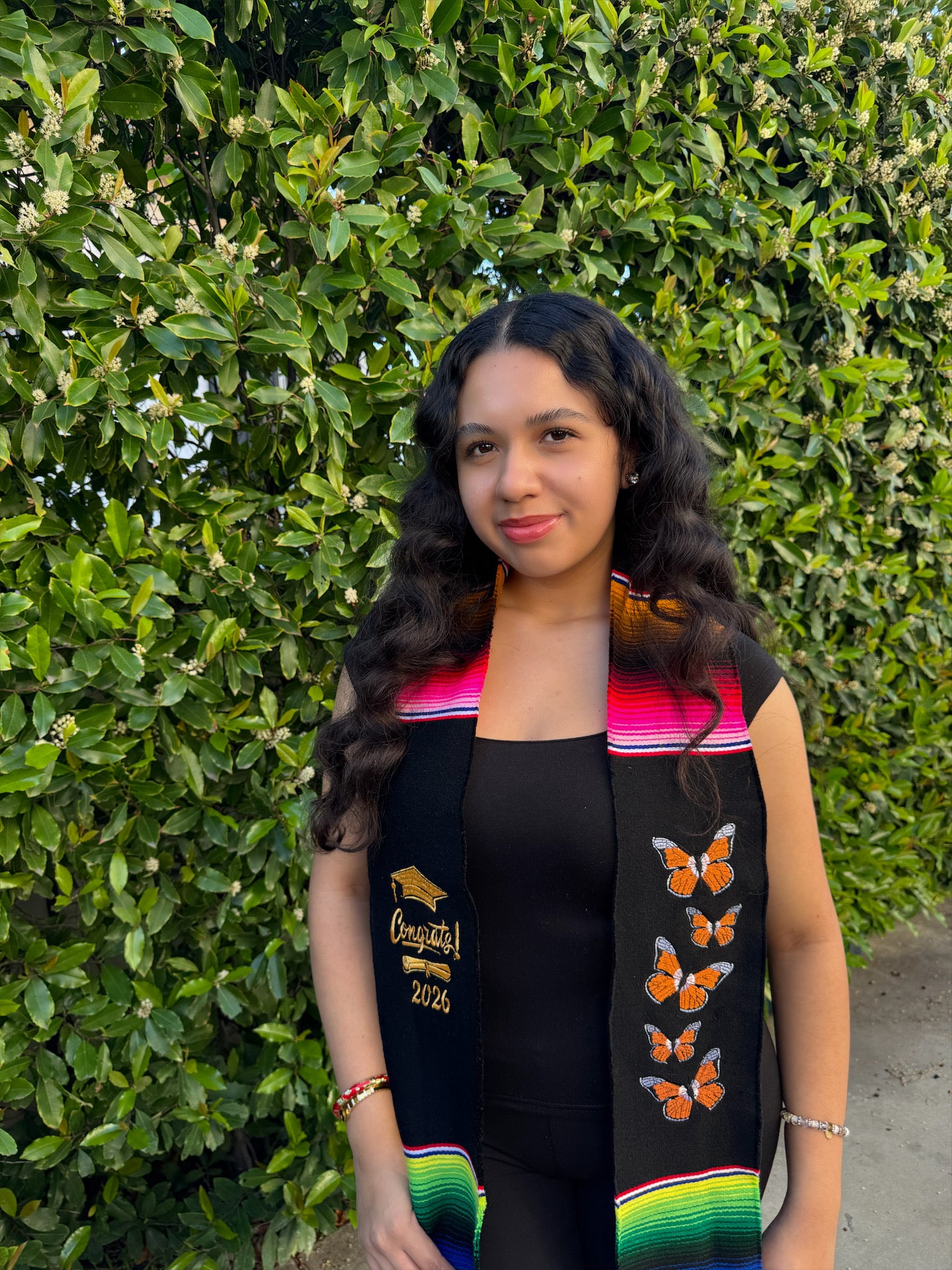 Butterfly Serape Graduation Sash