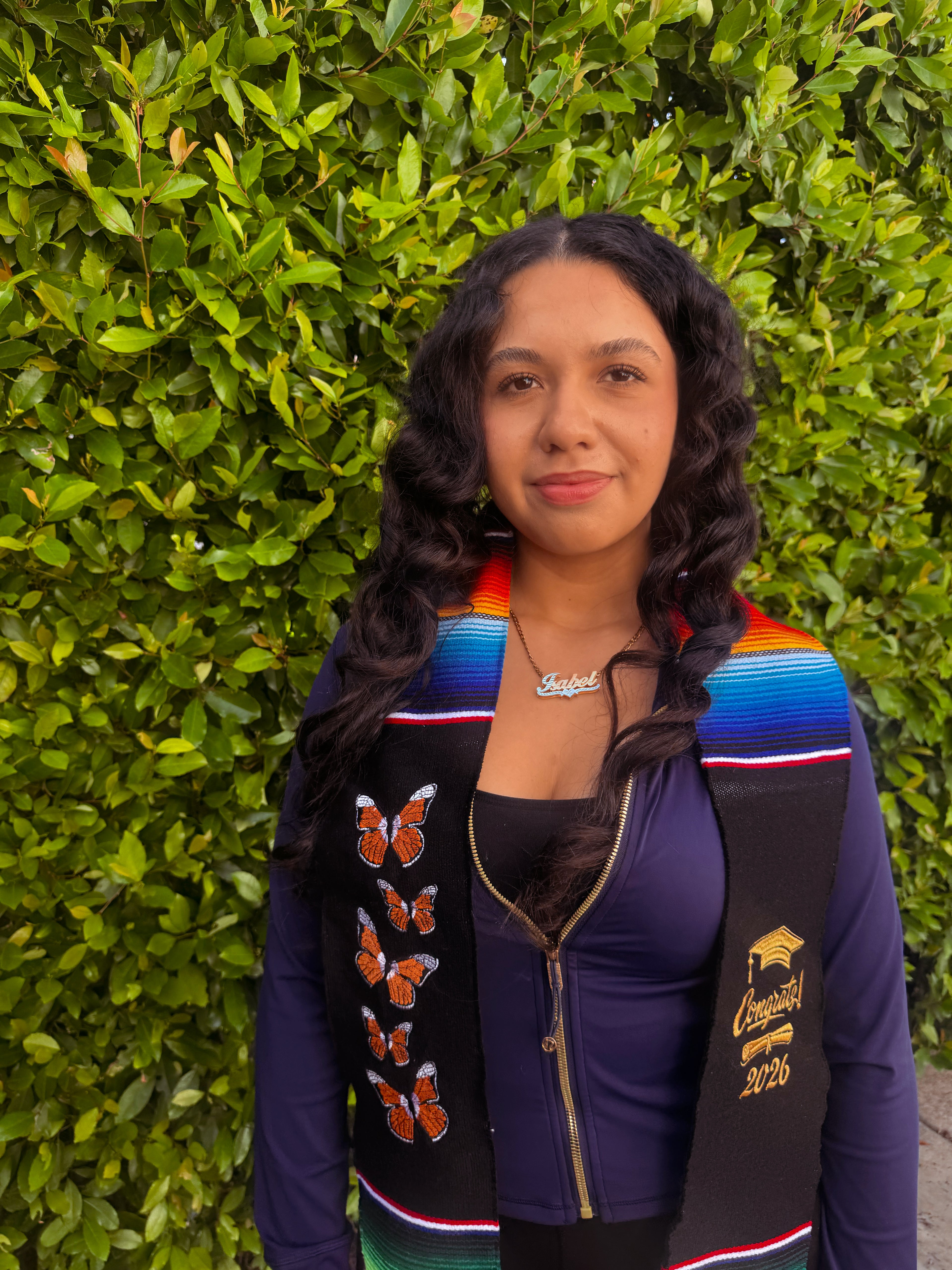 Butterfly Serape Graduation Sash