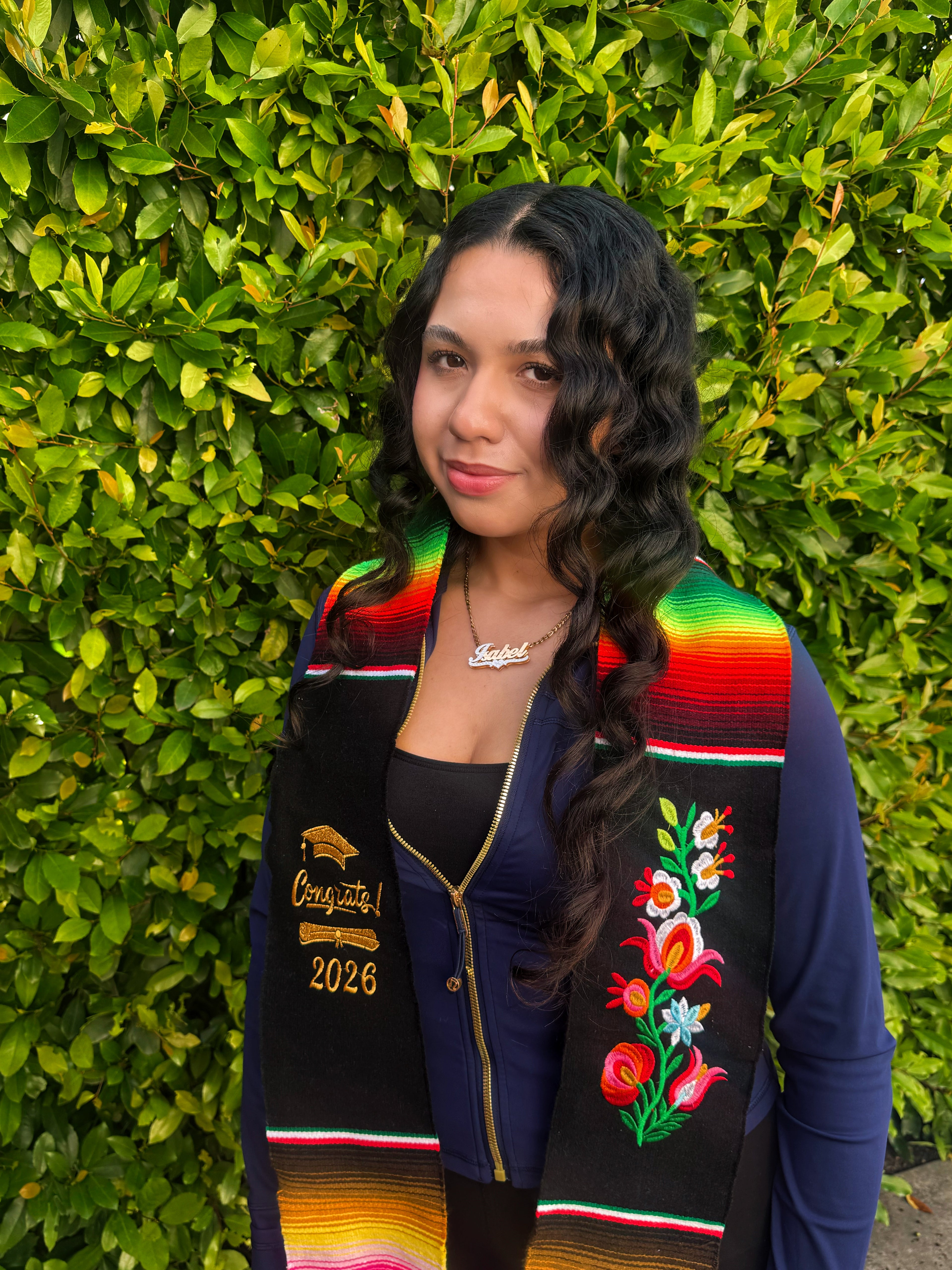 2026 Floral Graduation Sash