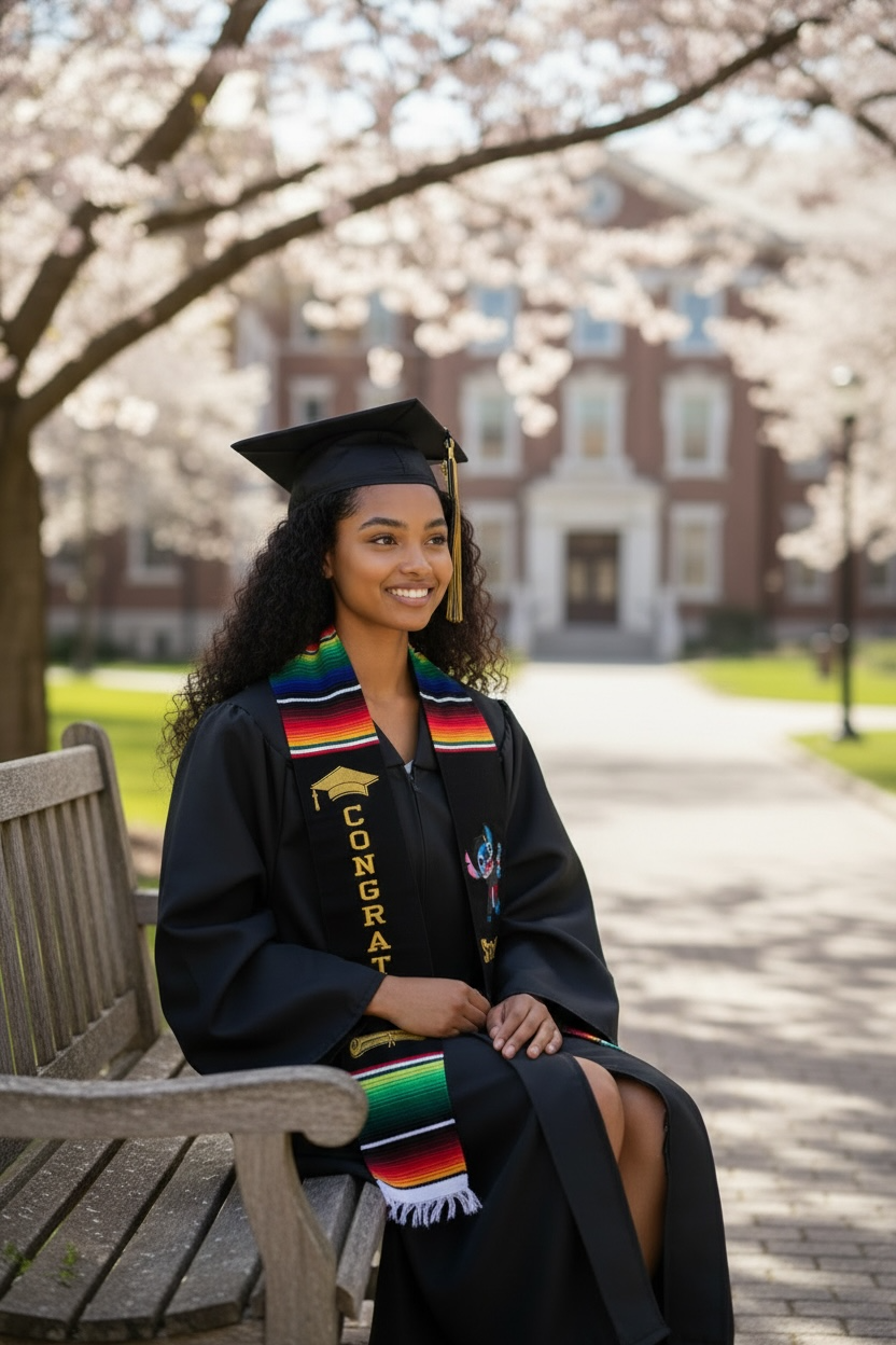 Unisex Character Graduation Sash