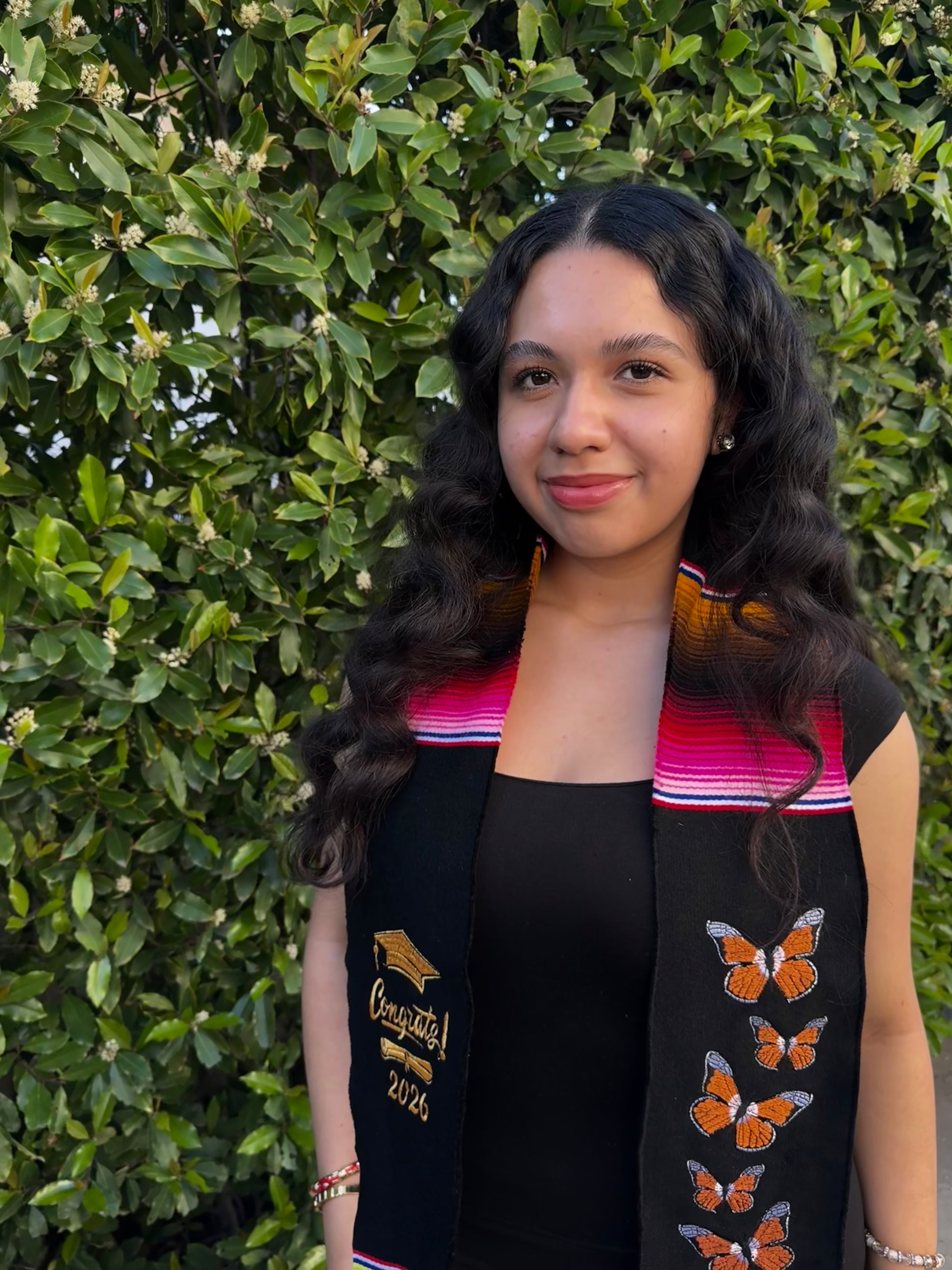 Butterfly Serape Graduation Sash