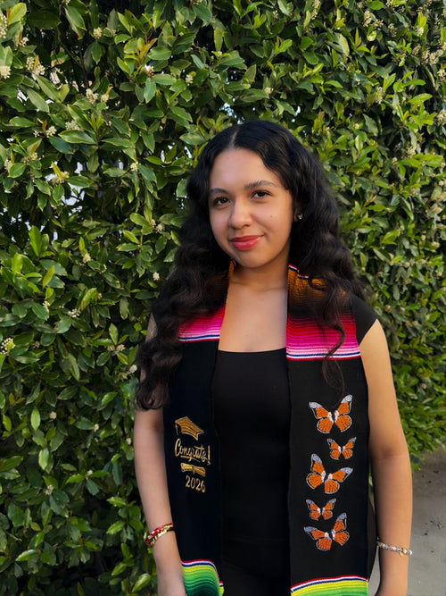 Butterfly Serape Graduation Sash