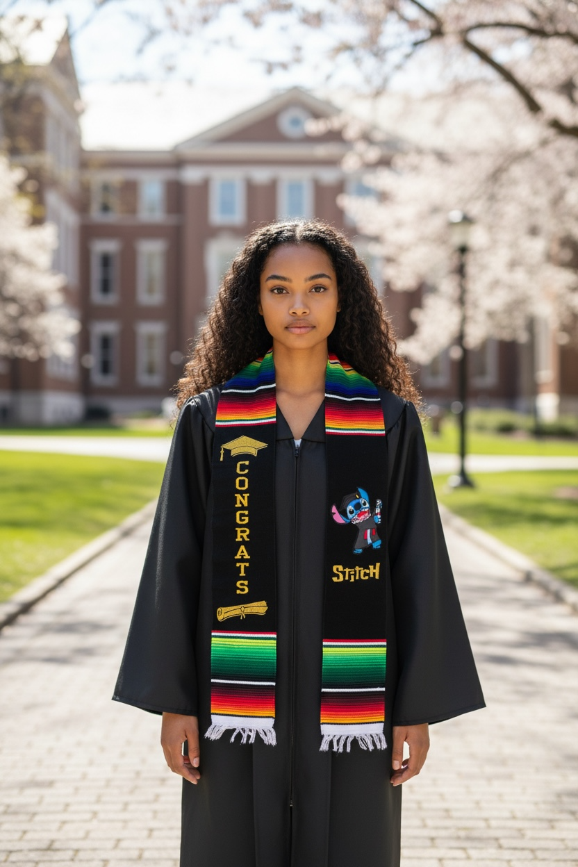 Unisex Character Graduation Sash