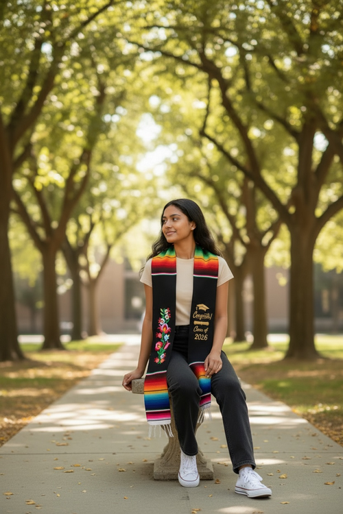 2026 Floral Graduation Sash